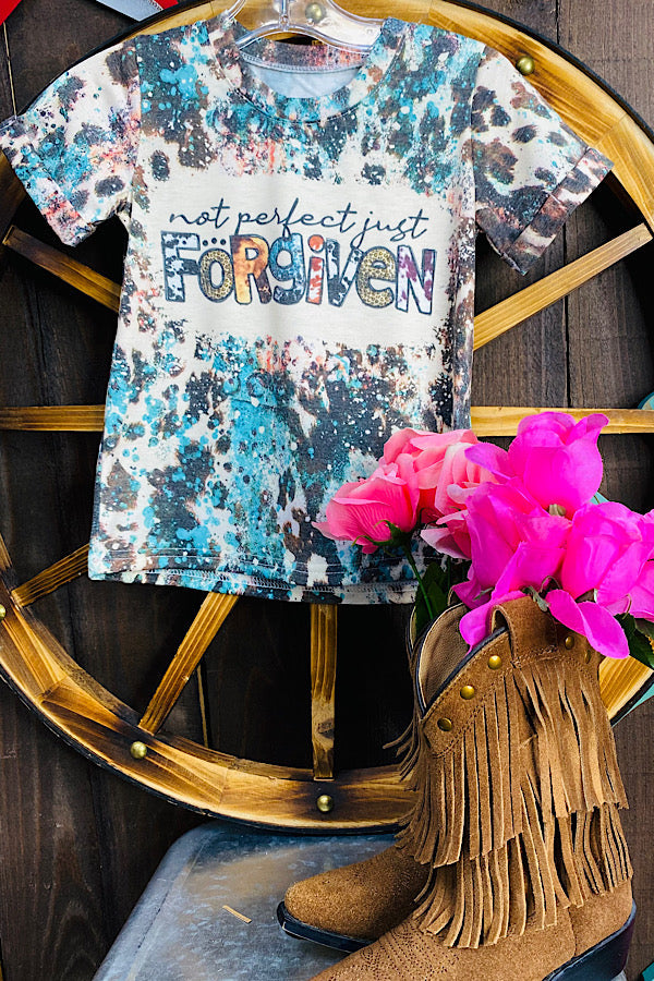 Not perfect just FORGIVEN girl t-shirt DLH1108-14 A16S5